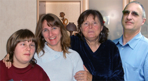 Meine Schwester und unsere Eltern