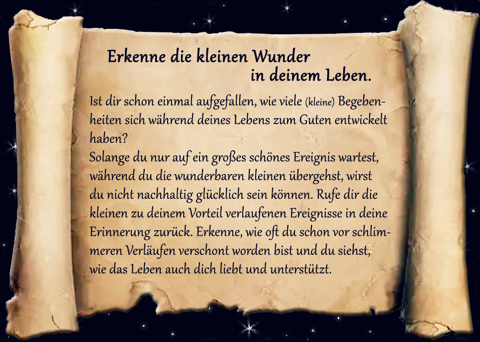 Pergamentrolle mit dem zweiundvierzigsten SeelenTürSchlüssel